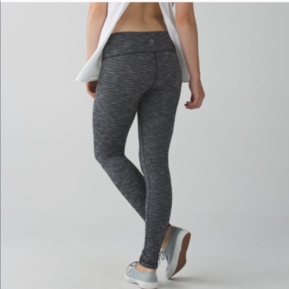 lululemon athletica Pants - Lululemon Wunder Under Pant Sz 4 Coco Pique Black